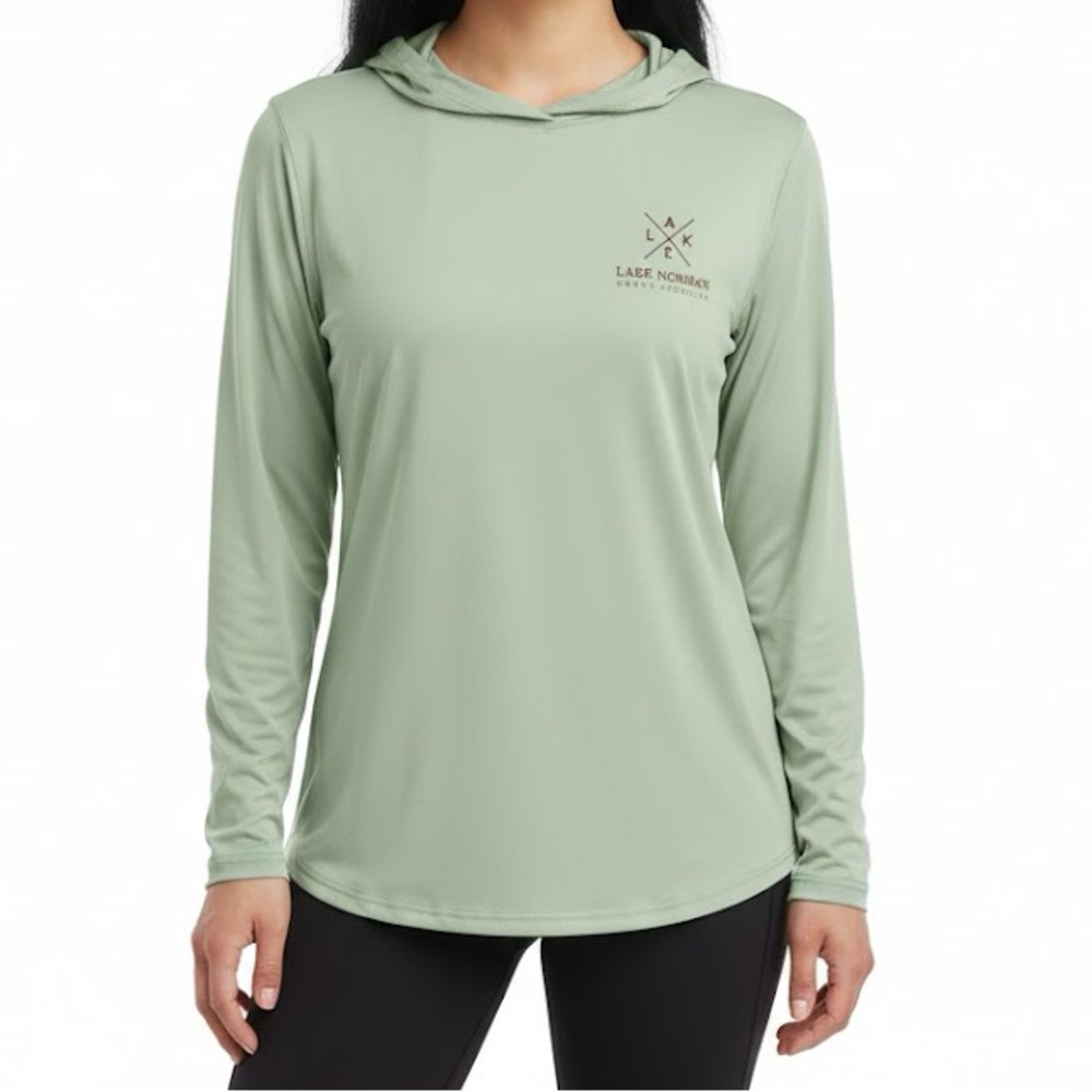 Altered Latitudes “Lake Norman, North Carolina” Long Sleeve Hooded Graphic Top